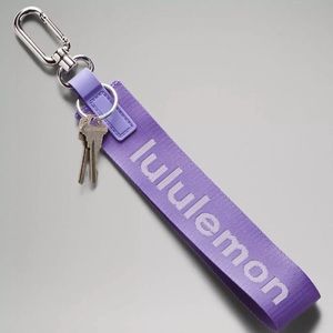 LULULEMON RARE DARK LAVENDER NEVER LOST KEYCHAIN